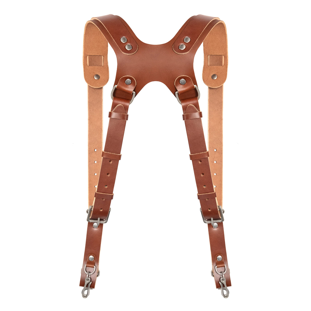 Fab' F22 Leather Dual Camera Harness