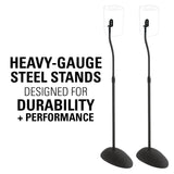 Sanus 28-38" Adjustable Speaker Stand (Pair)