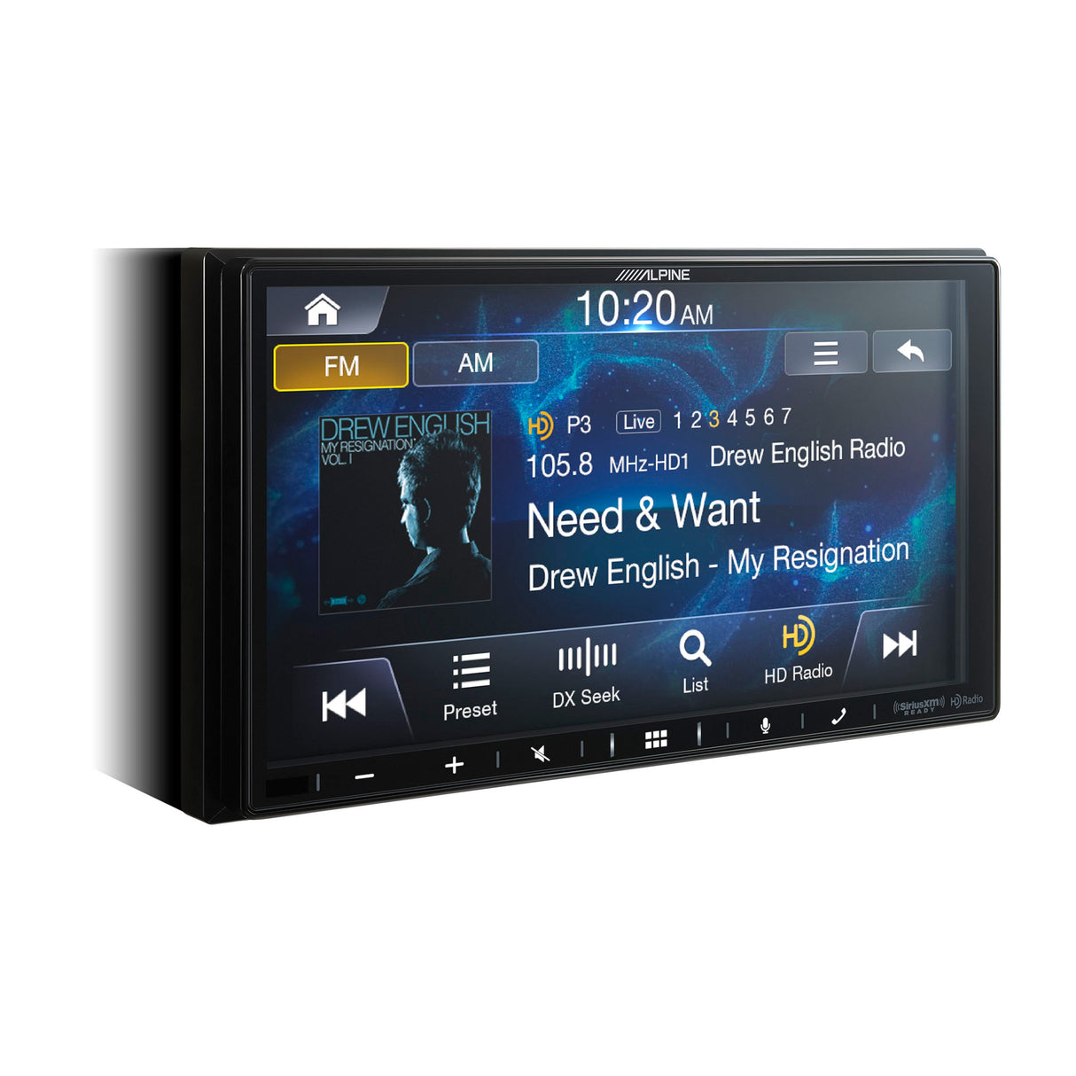 Alpine iLX-407 7" Shallow-Chassis Multimedia Receiver with PowerStack™