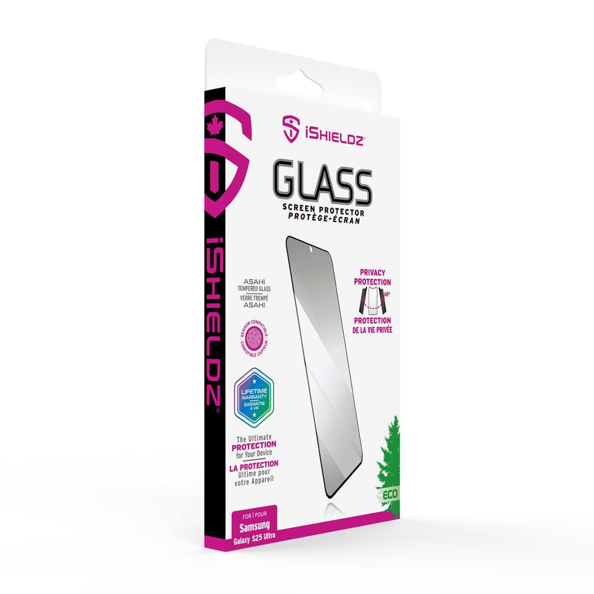 iShieldz Privacy Glass Screen Protector for Samsung Galaxy