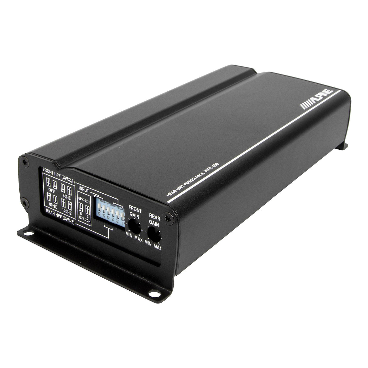 Alpine KTA-450 4-Channel Power Pack Amplifier with PowerStack™ Capability