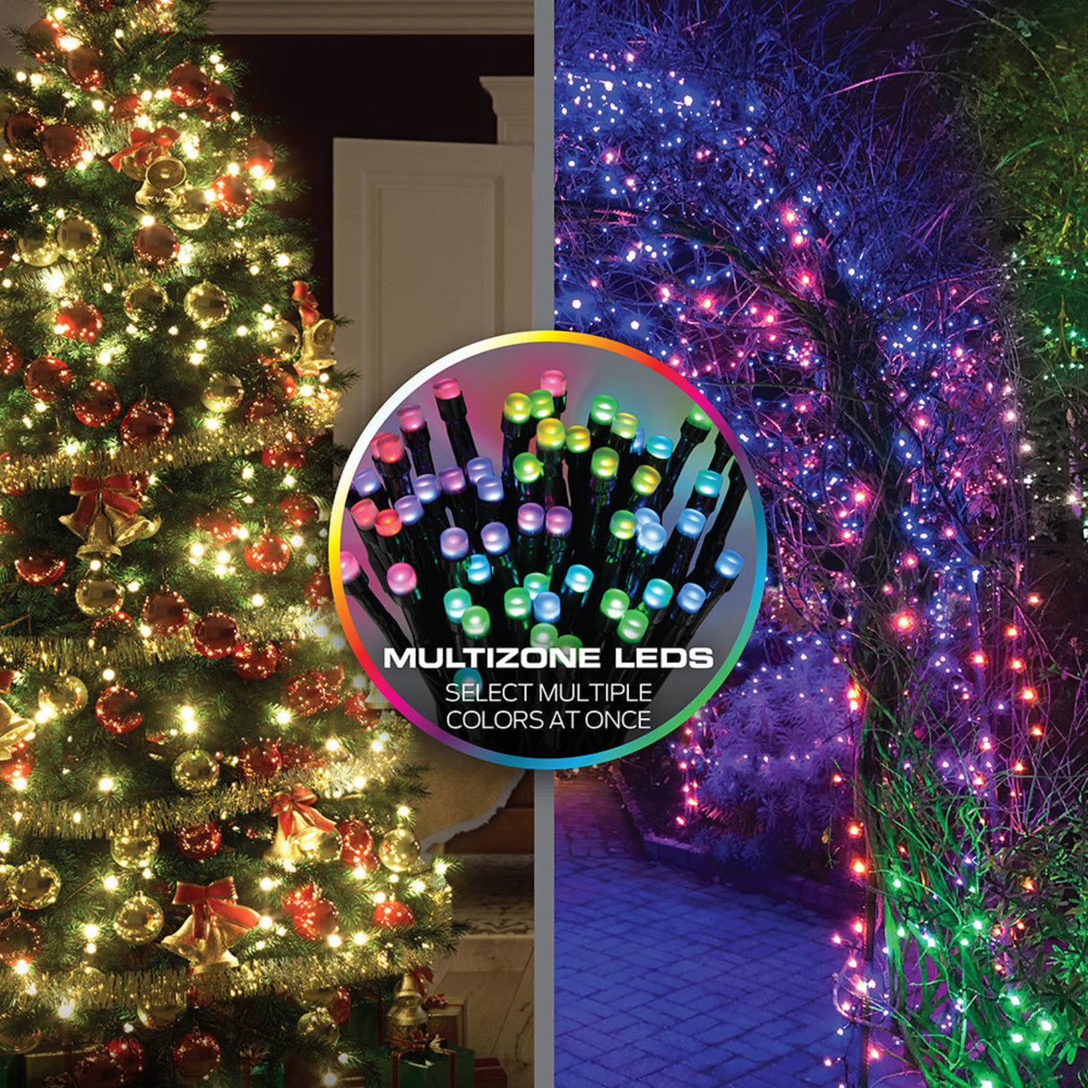 Monster Illuminessence Holiday+ LED Light - 60ft/18m