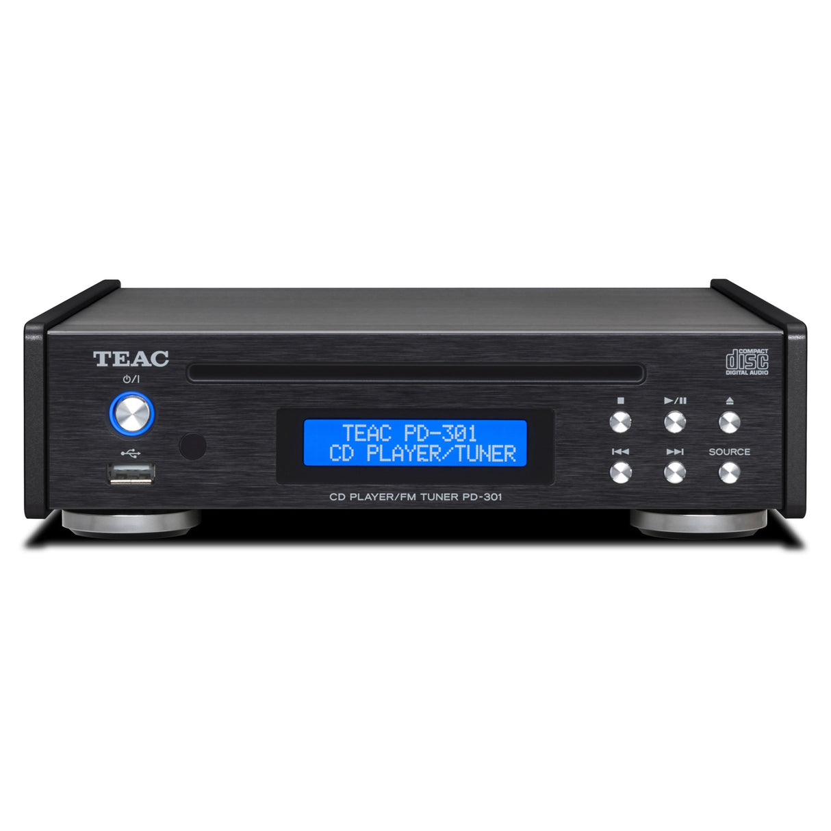 TEAC PD-301-X CD Player/FM Tuner (Black)