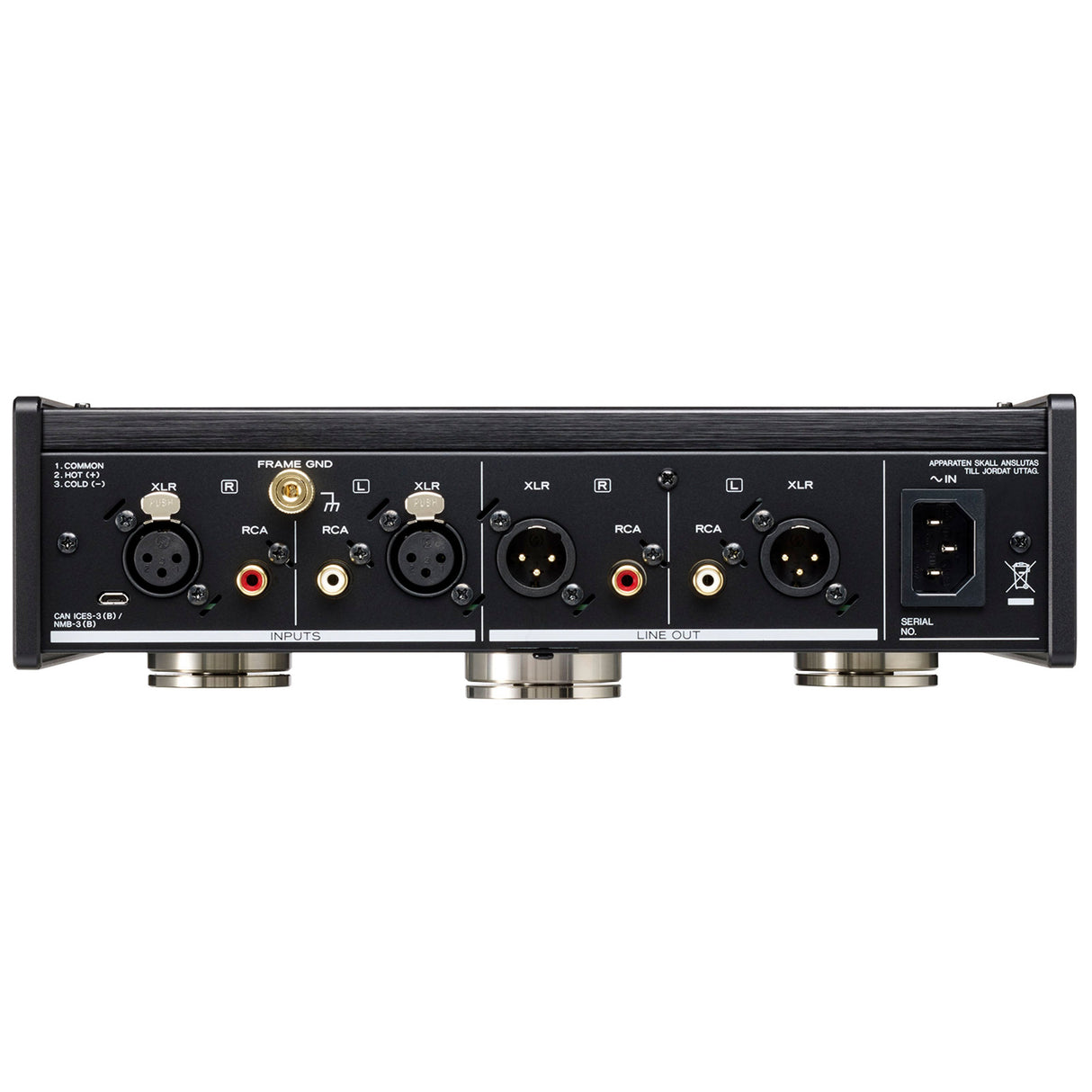 TEAC PE-505 Fully-balanced Phono Amplifier (Black)