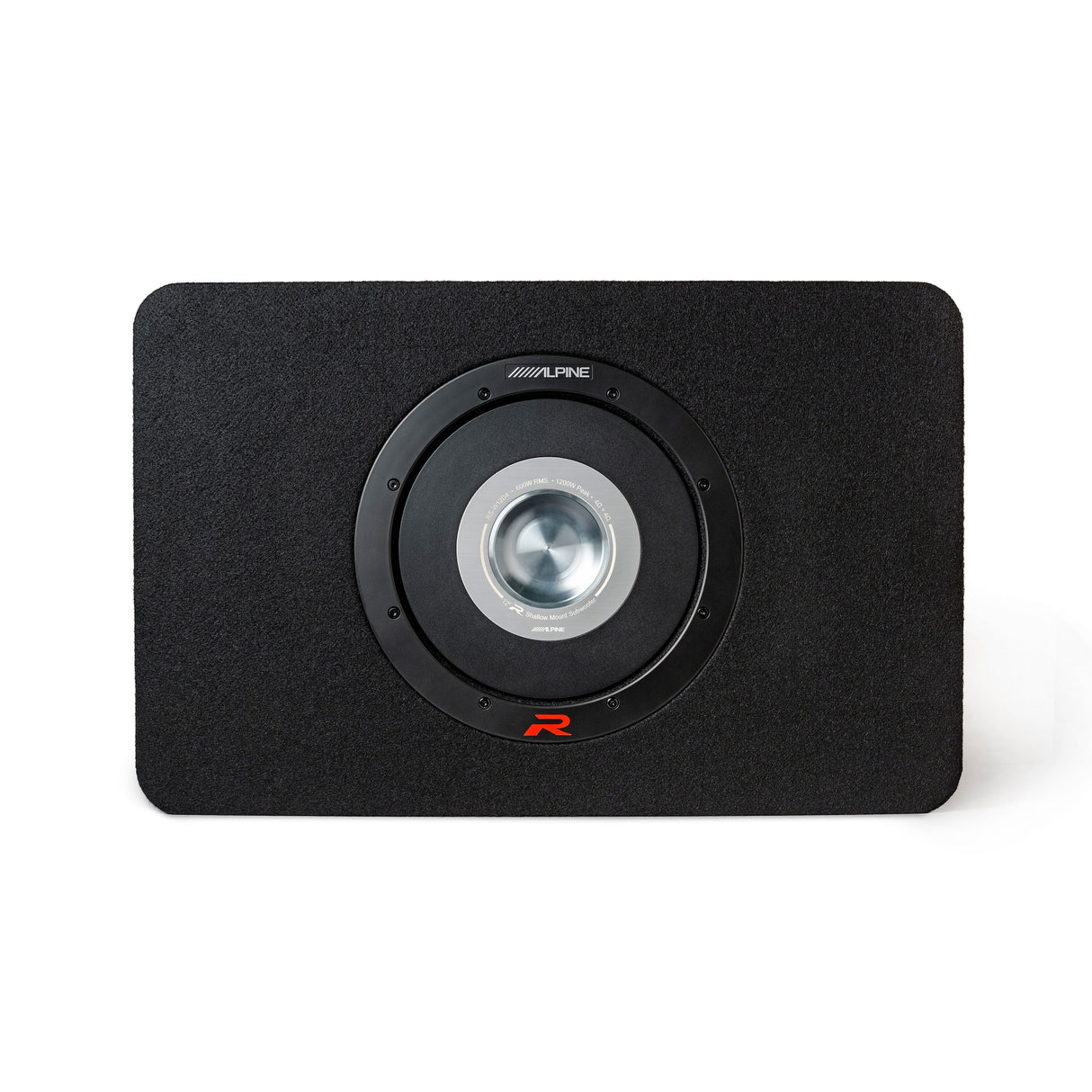 Alpine RS-SB12 12” R-Series Alpine Halo Shallow Preloaded Subwoofer Enclosure