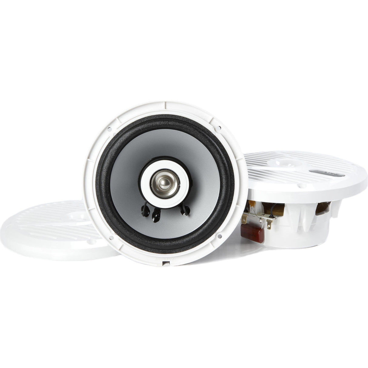 Alpine SPS-M601 2-Way Marine Speakers (White)