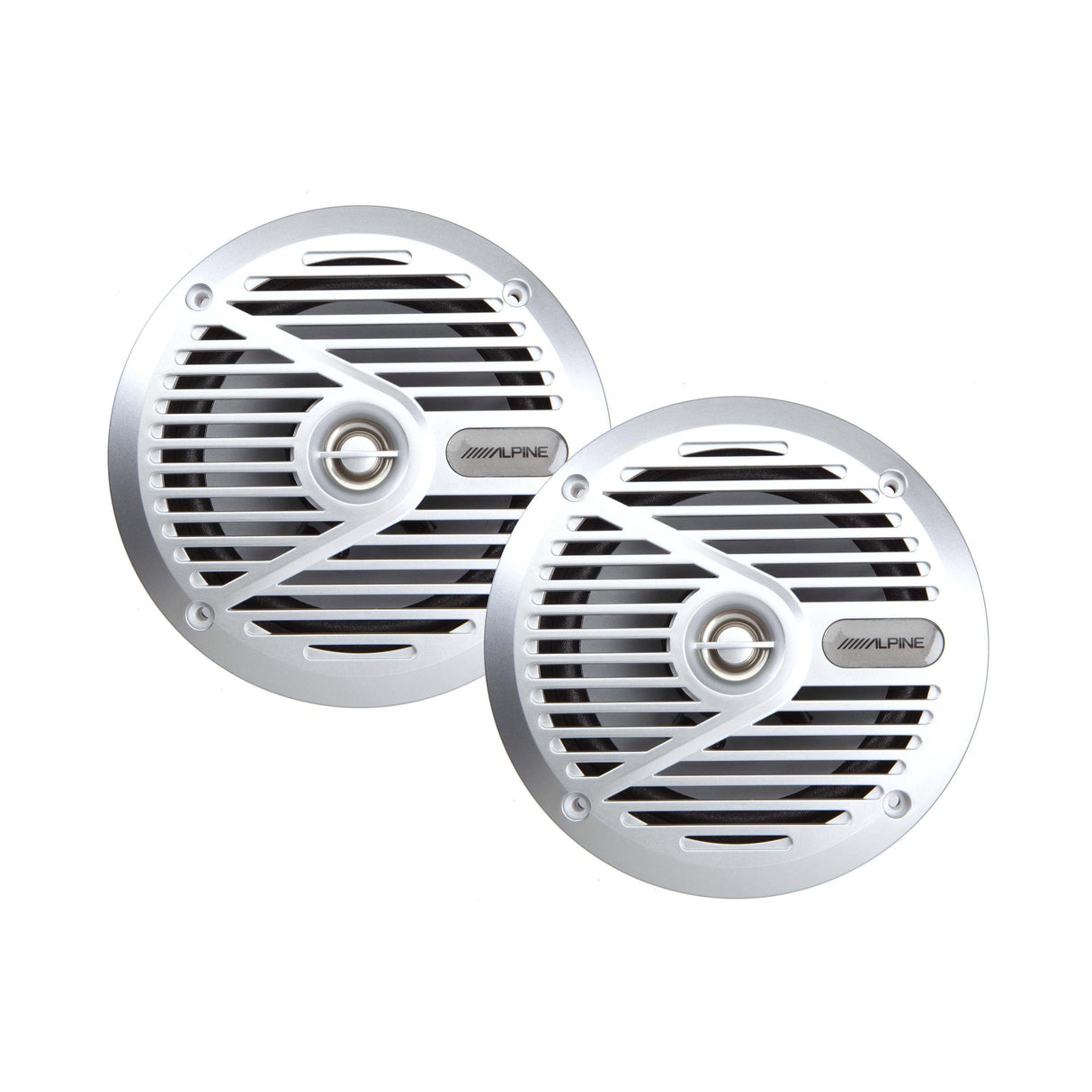 Alpine SPS-M601 2-Way Marine Speakers (Silver)