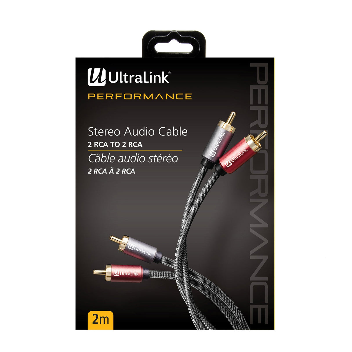 Ultralink Performance Audio Cable RCA to RCA - 2m/6ft