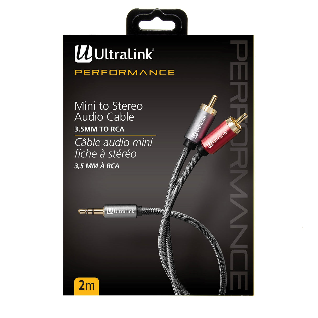 Ultralink Performance Audio Cable 3.5mm to RCA - 2m/6ft