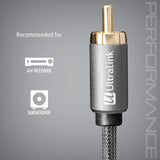 Ultralink Performance RCA Subwoofer Cable