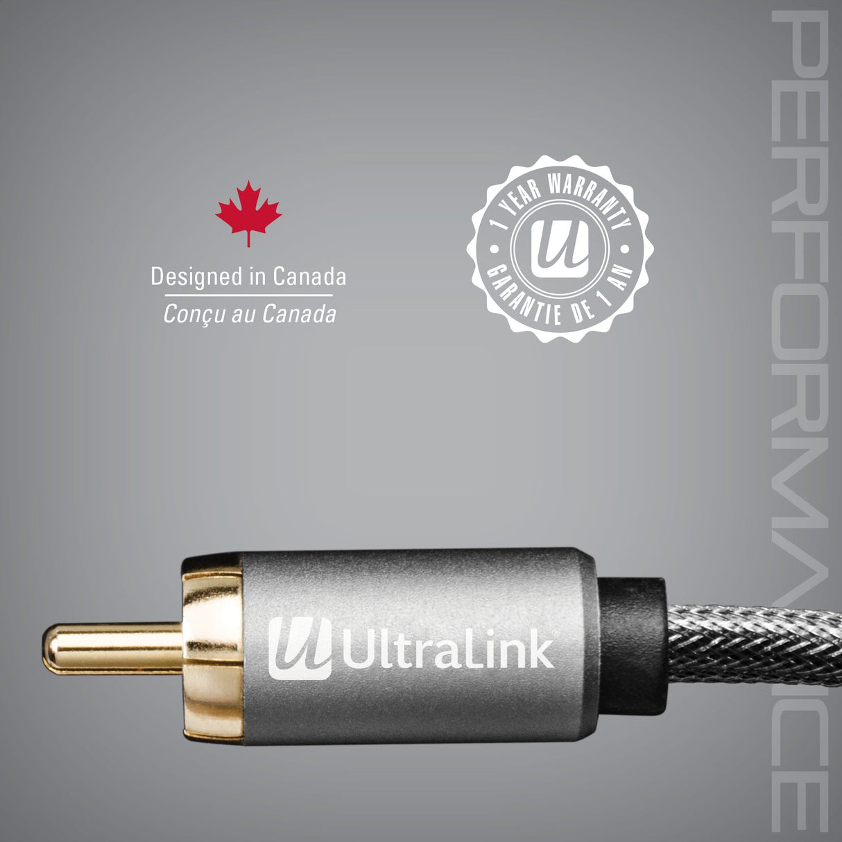 Ultralink Performance RCA Subwoofer Cable