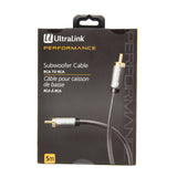 Ultralink Performance RCA Subwoofer Cable