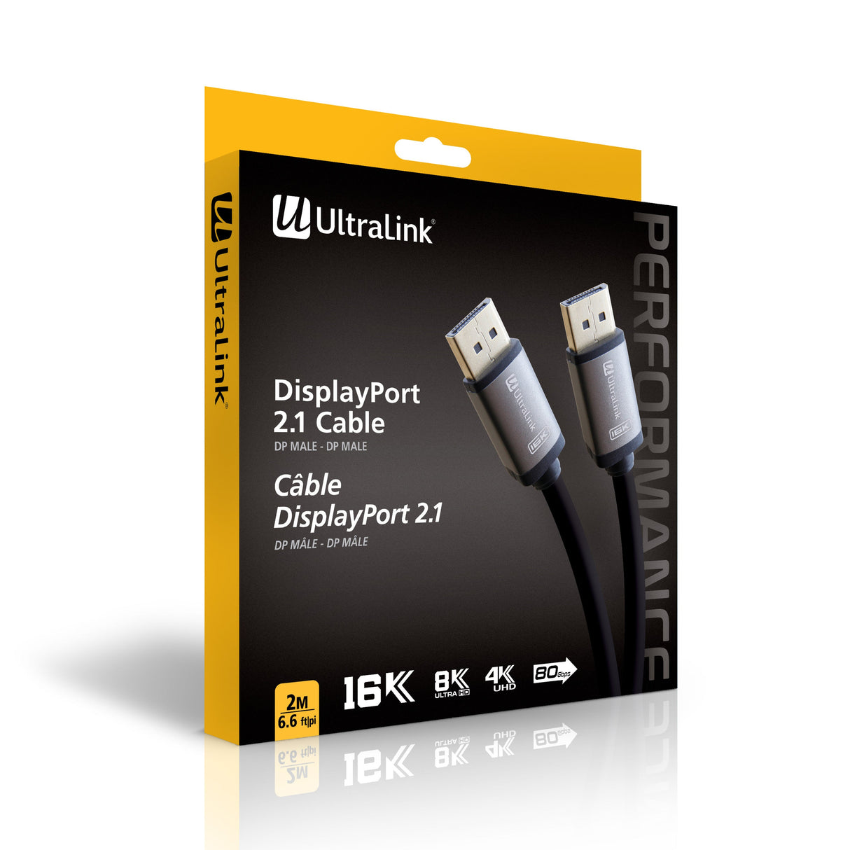 Ultralink Performance DisplayPort to DisplayPort Cable - 2m/6ft