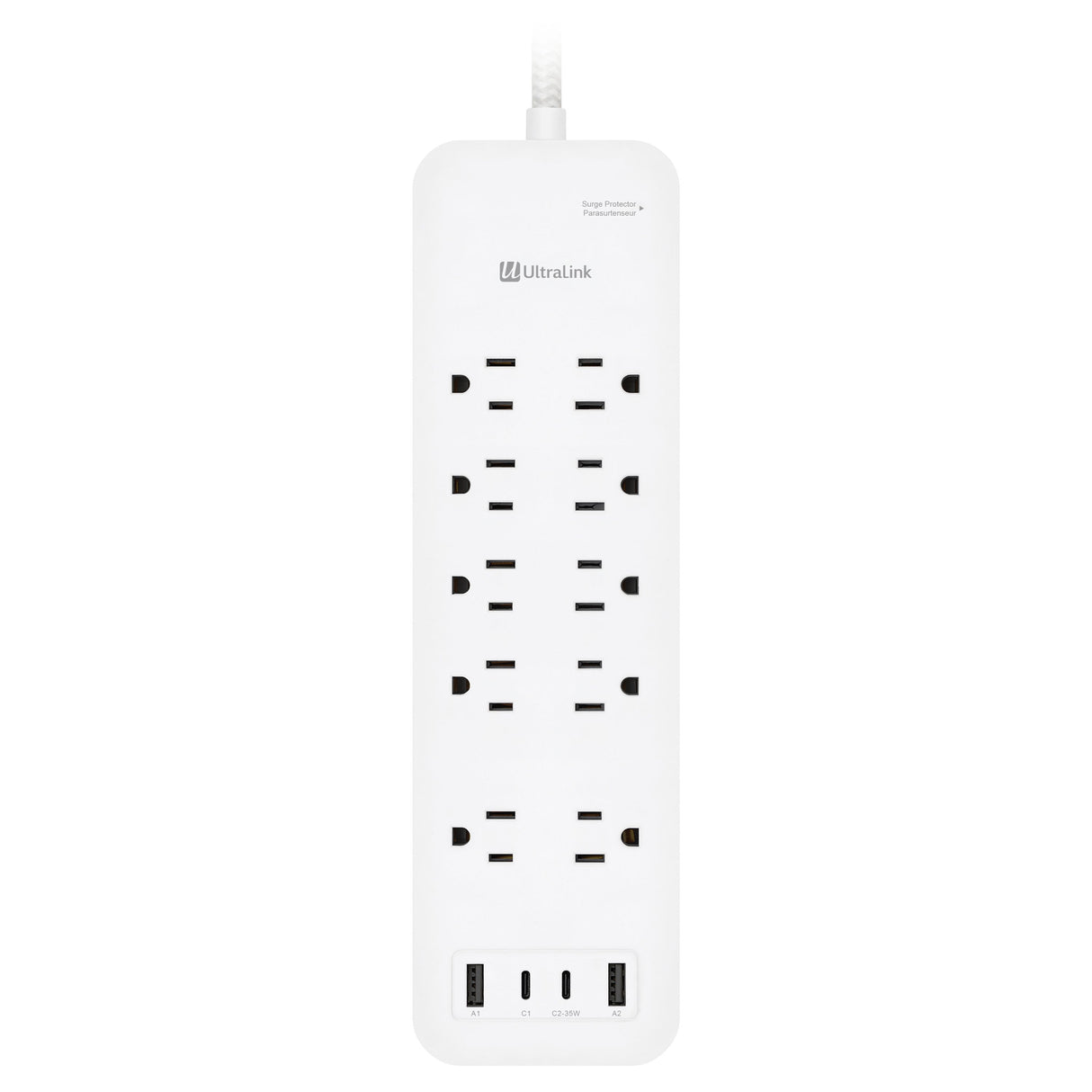 Ultralink Performance Surge Protector 10 AC Outlet + 4 USB