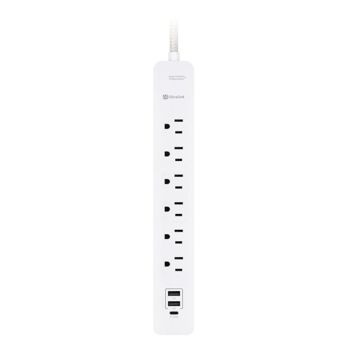 Ultralink Performance Surge Protector 6 AC Outlet + 3 USB