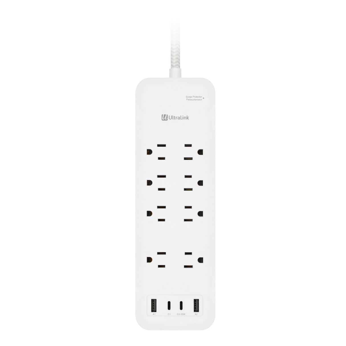 Ultralink Performance Surge Protector 8 AC Outlet + 4 USB