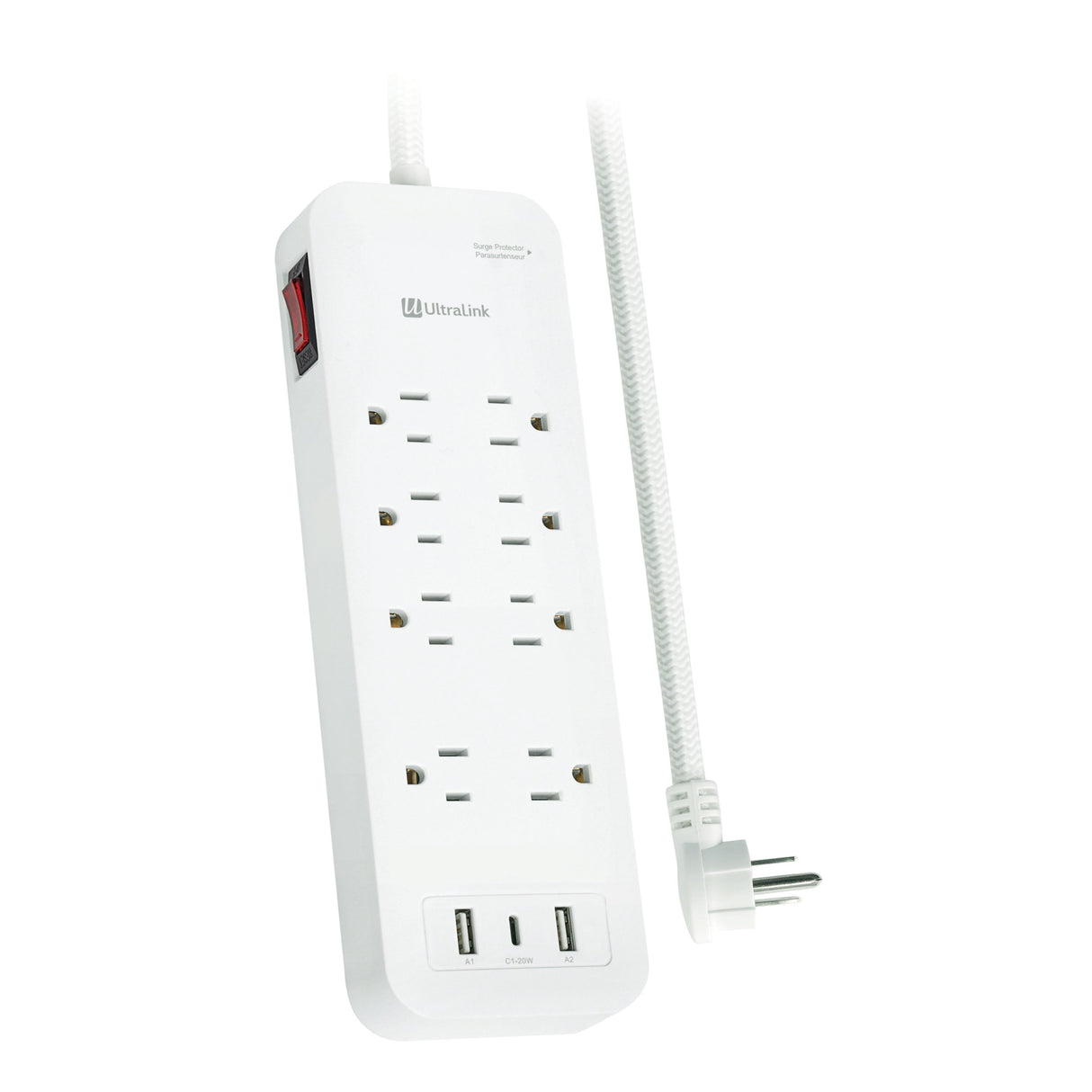 Ultralink Performance Surge Protector 8 AC Outlet + 3 USB