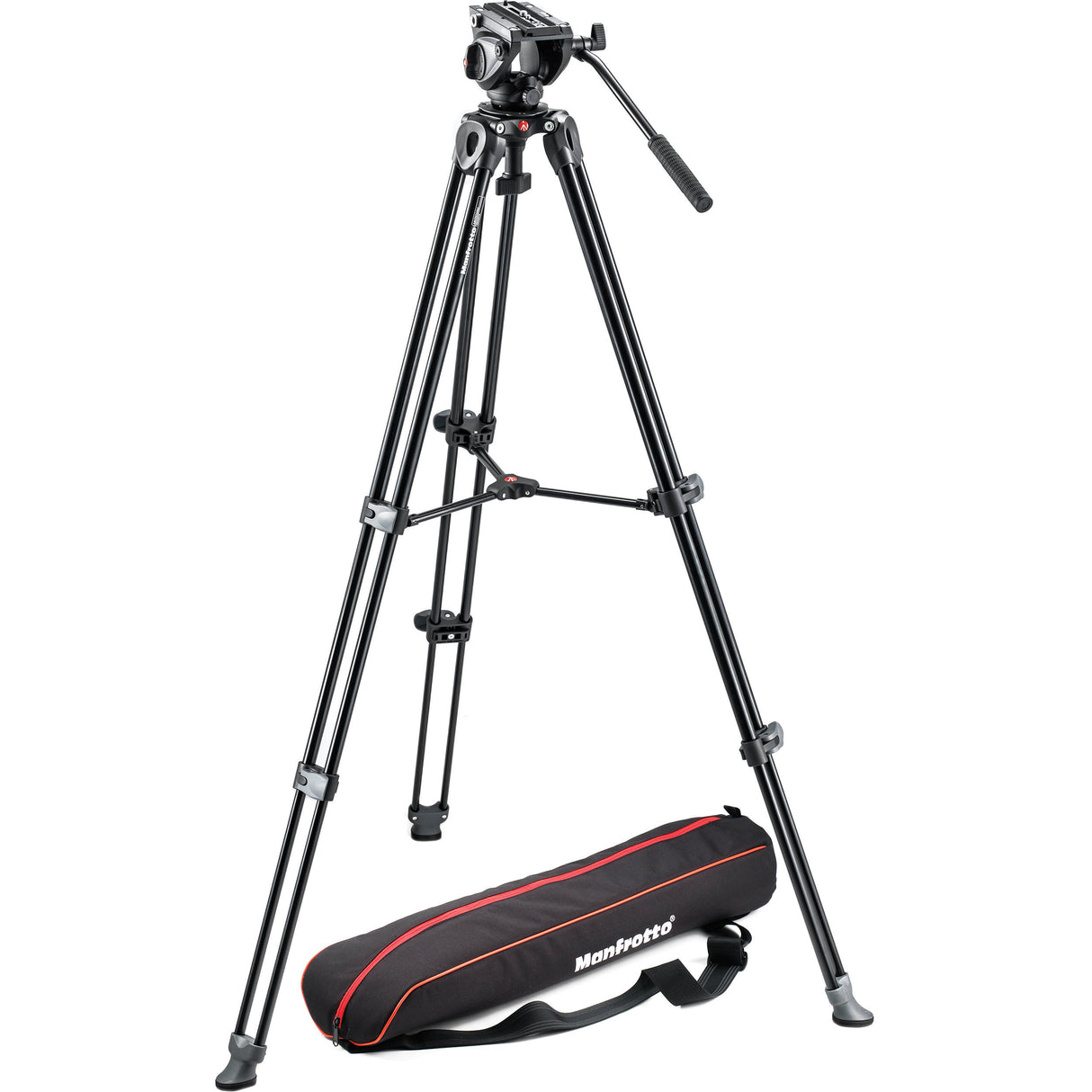 Manfrotto 502AM Twin Leg Tripod w/ 500A Video Head