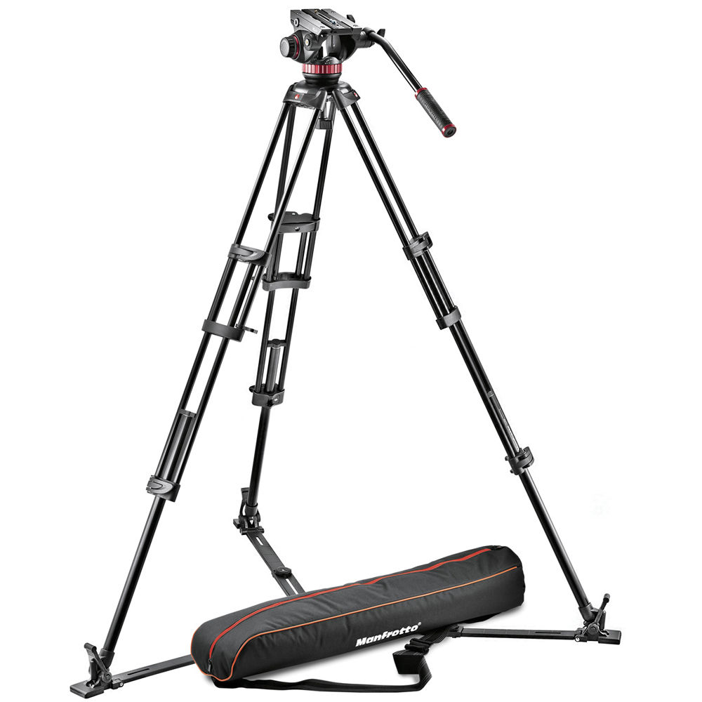 Manfrotto 546GB Twin Leg Tripod w/ 502A Video Head