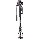 Manfrotto XPRO Alu Fluid Base Monopod w/500AH Head