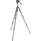 Manfrotto 190 Aluminum Tripod w/ 500AH Video Head