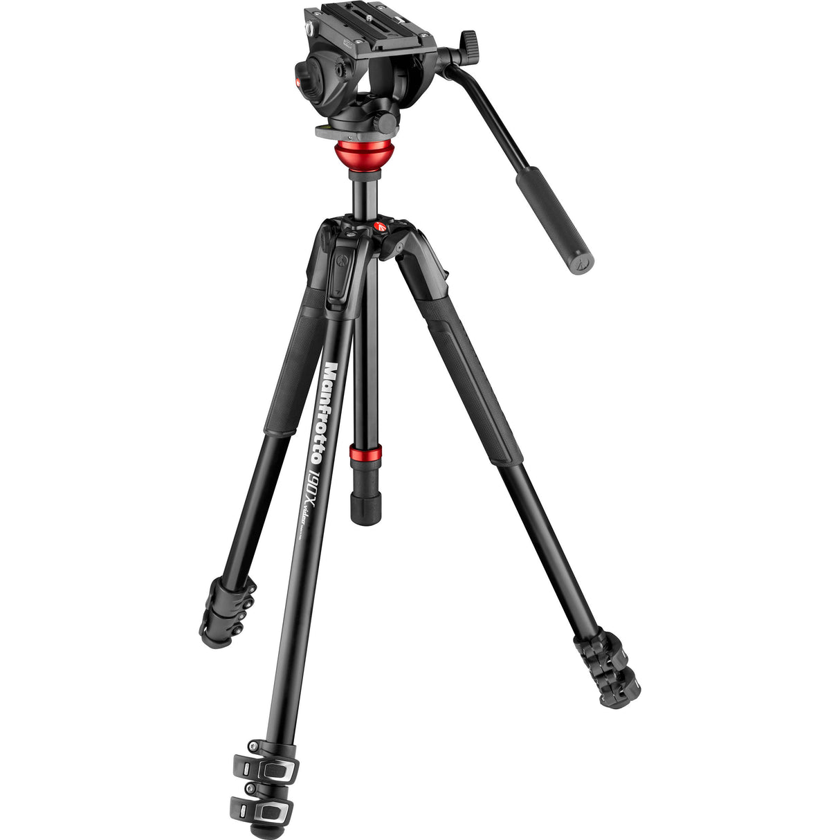 Manfrotto 190 Aluminum Tripod w/ 500AH Video Head