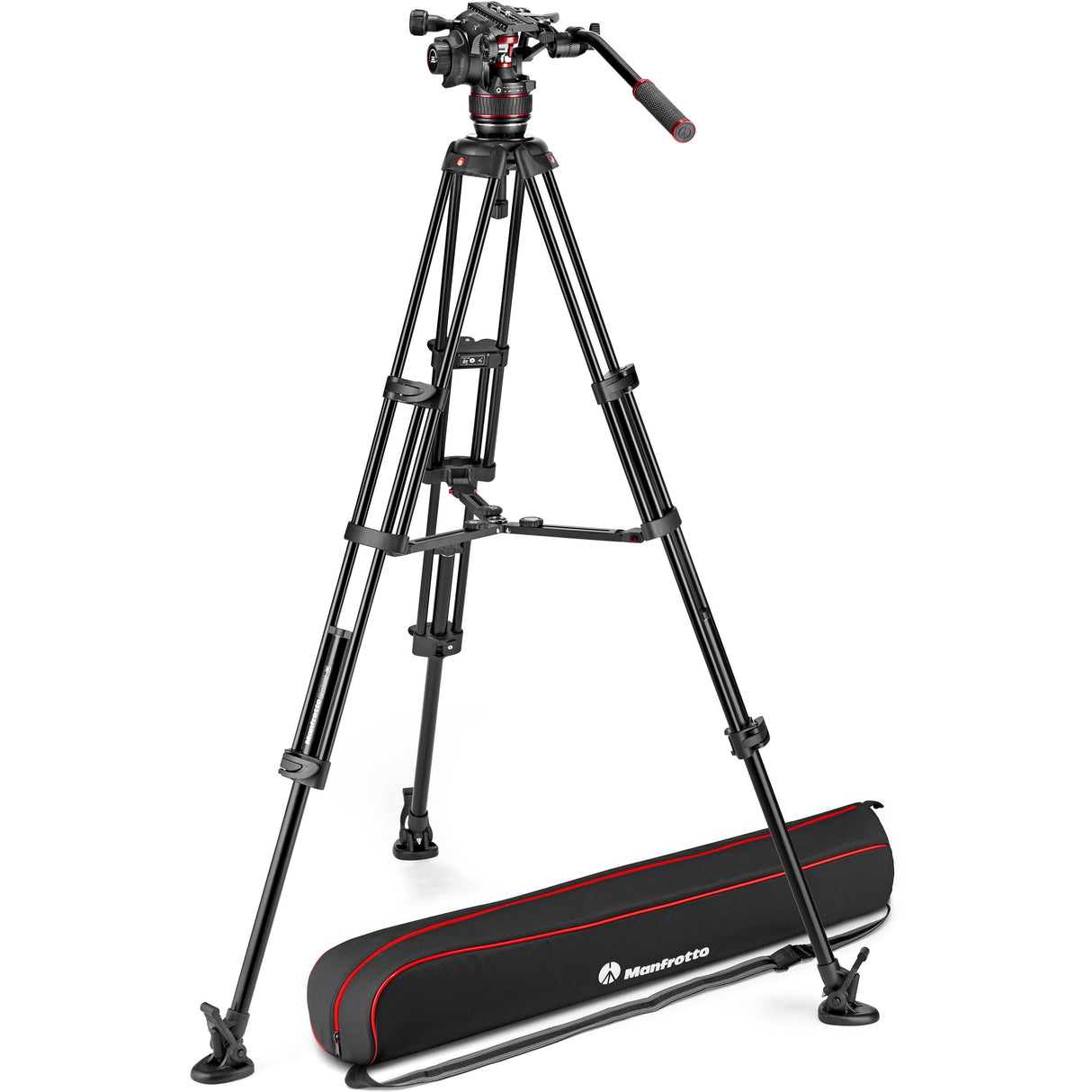 Manfrotto MVTTWINMA Tripod w/ 608AH Video Head