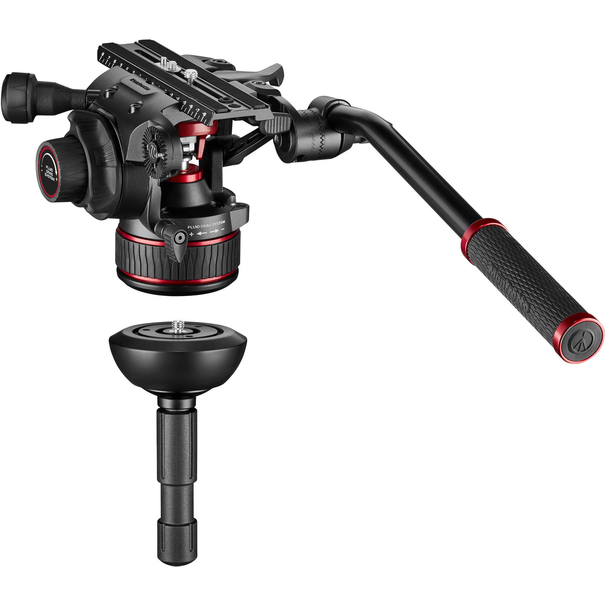 Manfrotto Nitrotech 612 Video Head with Flat Base