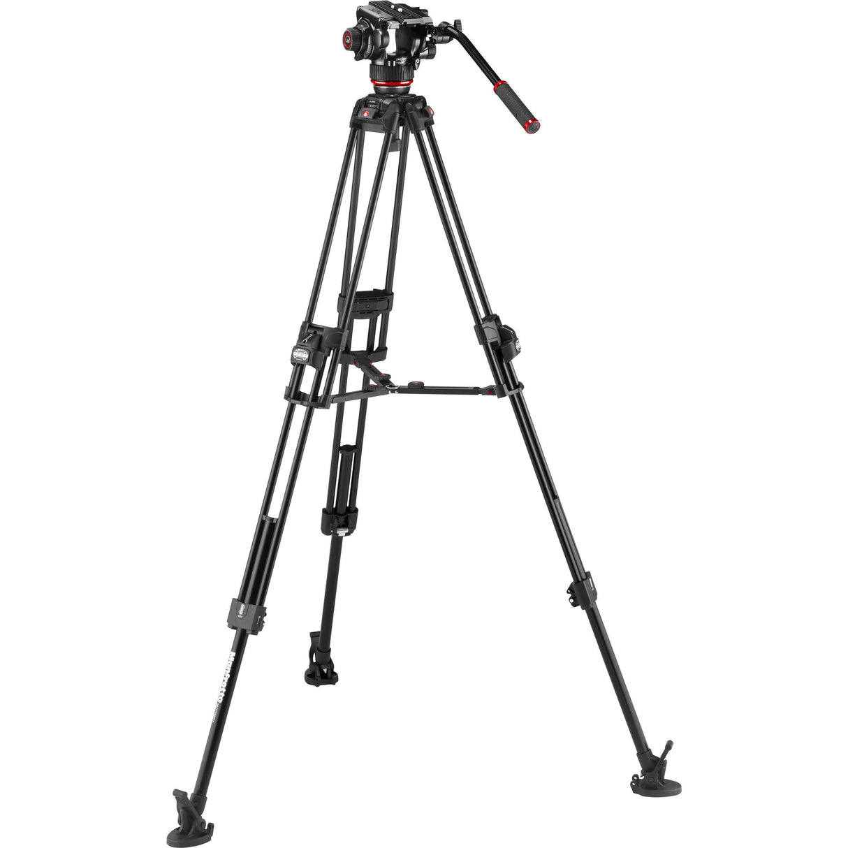 Manfrotto 504X Head w/ Fast Twin Leg Alu Tripod