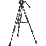 Manfrotto 504X Head w/ Twin Leg Alu Tripod MS