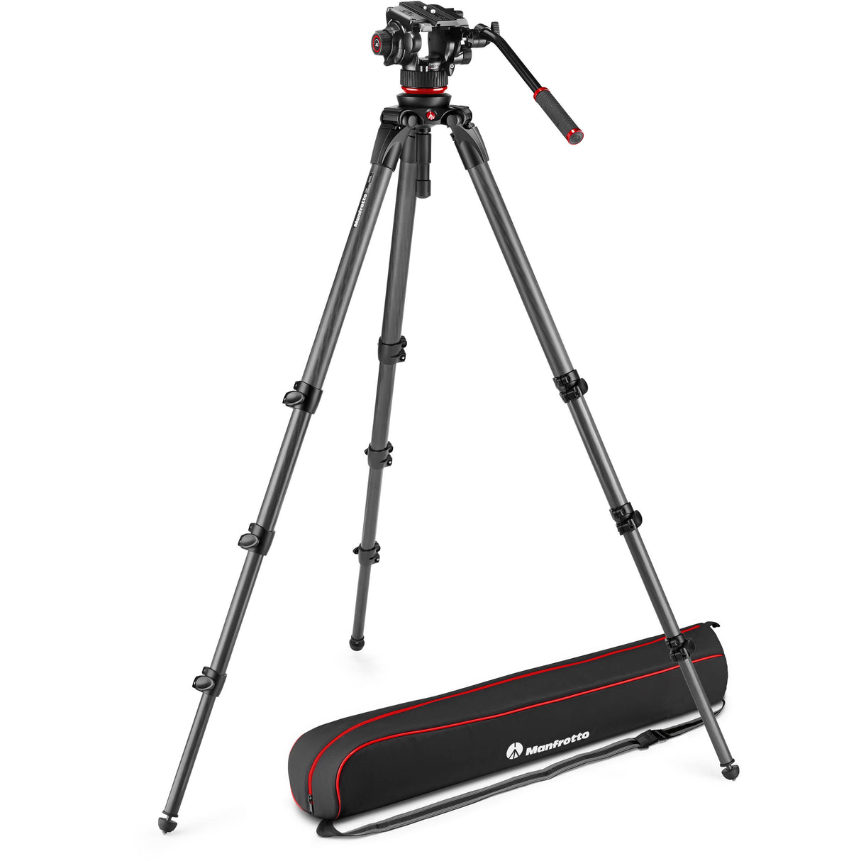 Manfrotto 504X Head w/ 536 Single Leg CF Tripod