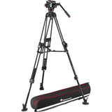 Manfrotto 504X Head w/ Fast Twin Leg Alu Tripod