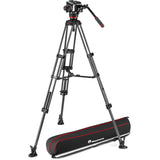 Manfrotto 504X Head w/ Twin Leg CF Tripod MS