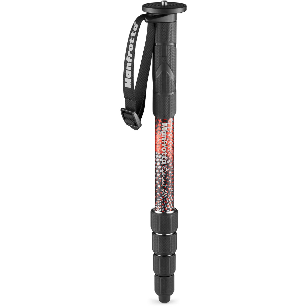 Manfrotto Element MII Alu 5-Section Monopod Red