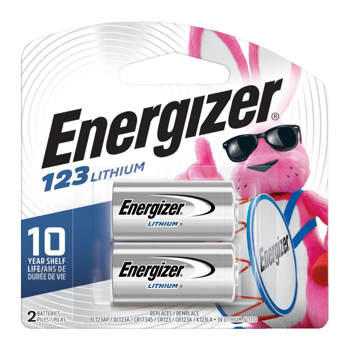 Energizer Lithium 123 3V Photo Battery (2 Pack)