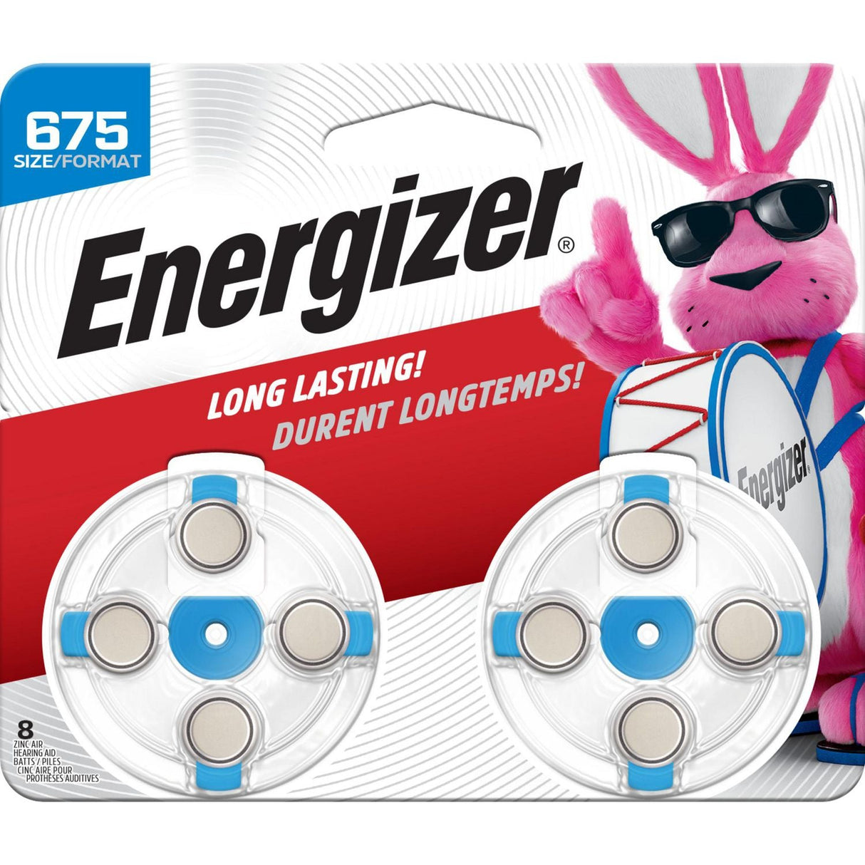 Energizer Hearing Aid Size 675 EZ Turn (8 Pack)