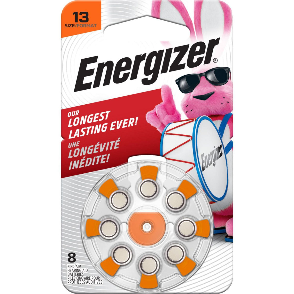 Energizer Hearing Aid Size 13 EZ Turn (8 Pack)