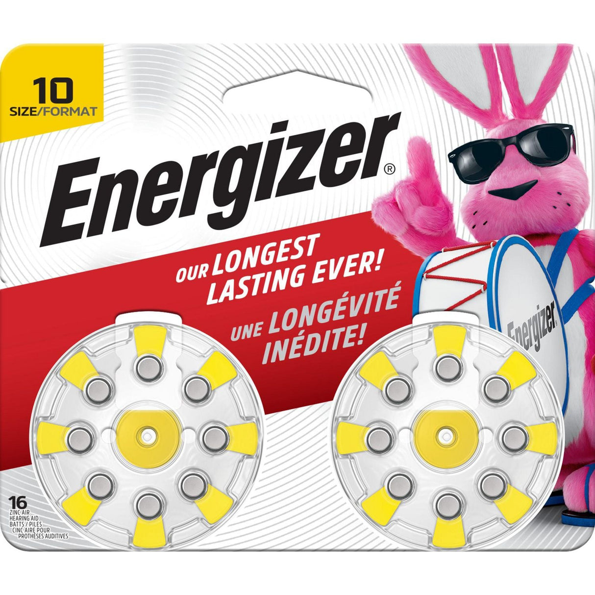 Energizer Hearing Aid Size 10 EZ Turn (16 Pack)