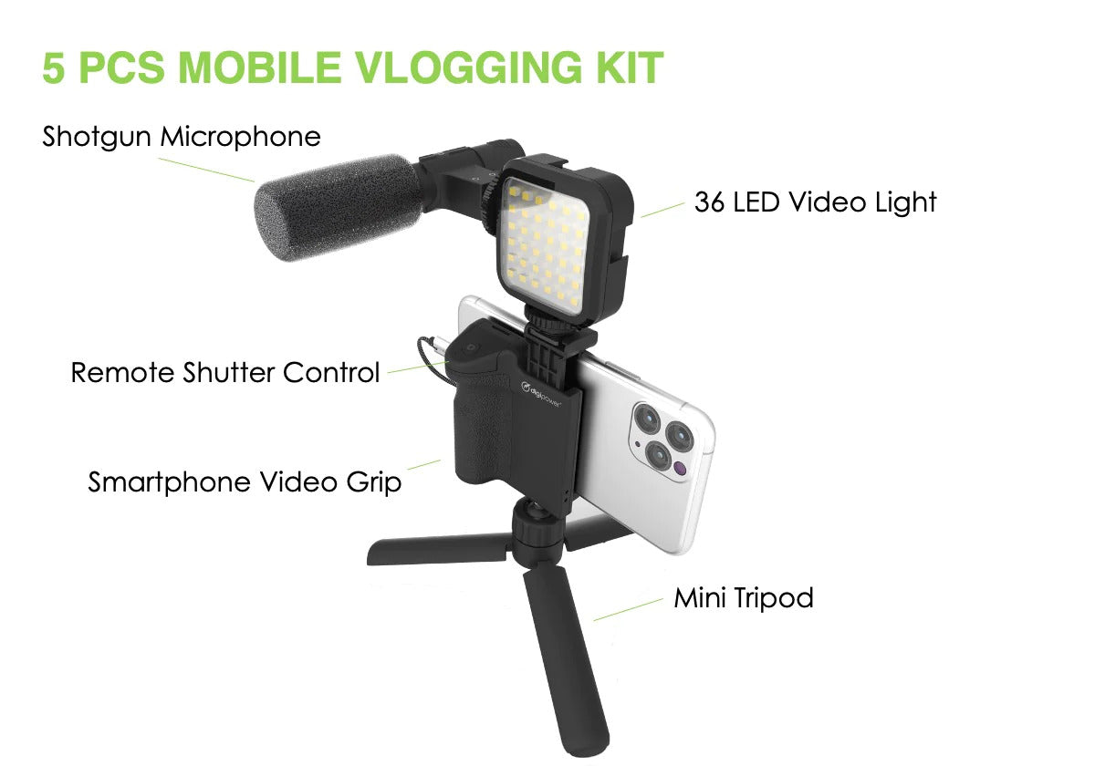 Digipower Go Viral Follow Me Vlogging Kit