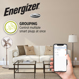 Energizer Smart 15 Amp Round Outlet Plug