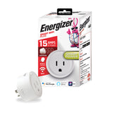 Energizer Smart 15 Amp Round Outlet Plug