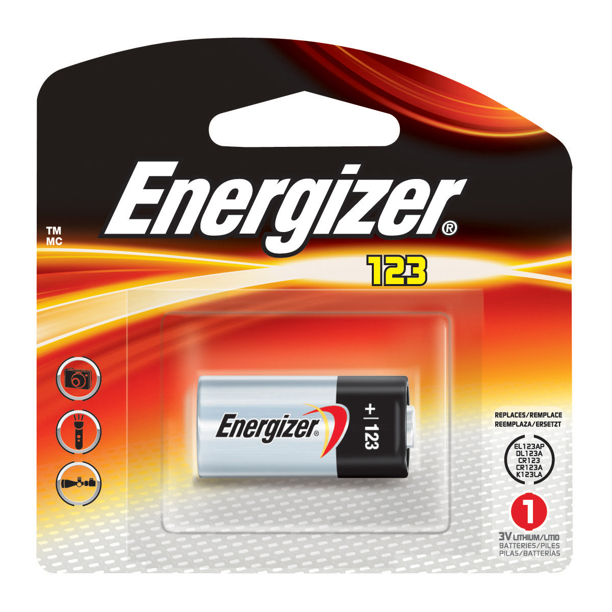 Energizer Lithium 123 3V Photo Battery