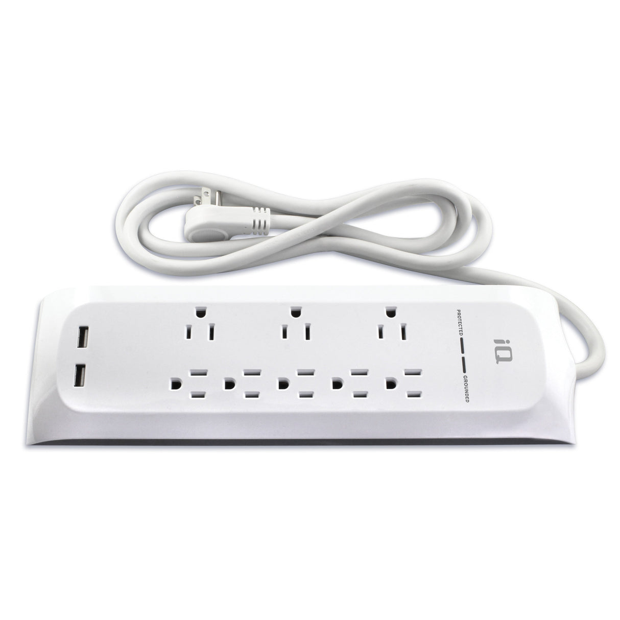 iQ 8-Outlet Surge Protector with 2 USB