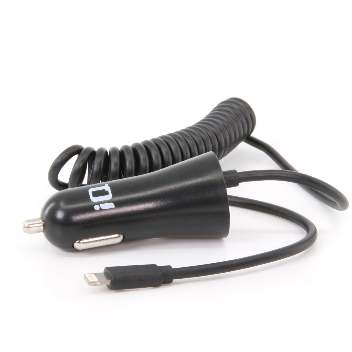 iQ Lightning In-Car Charger w/ Built-In Cable - 1.2m/4ft