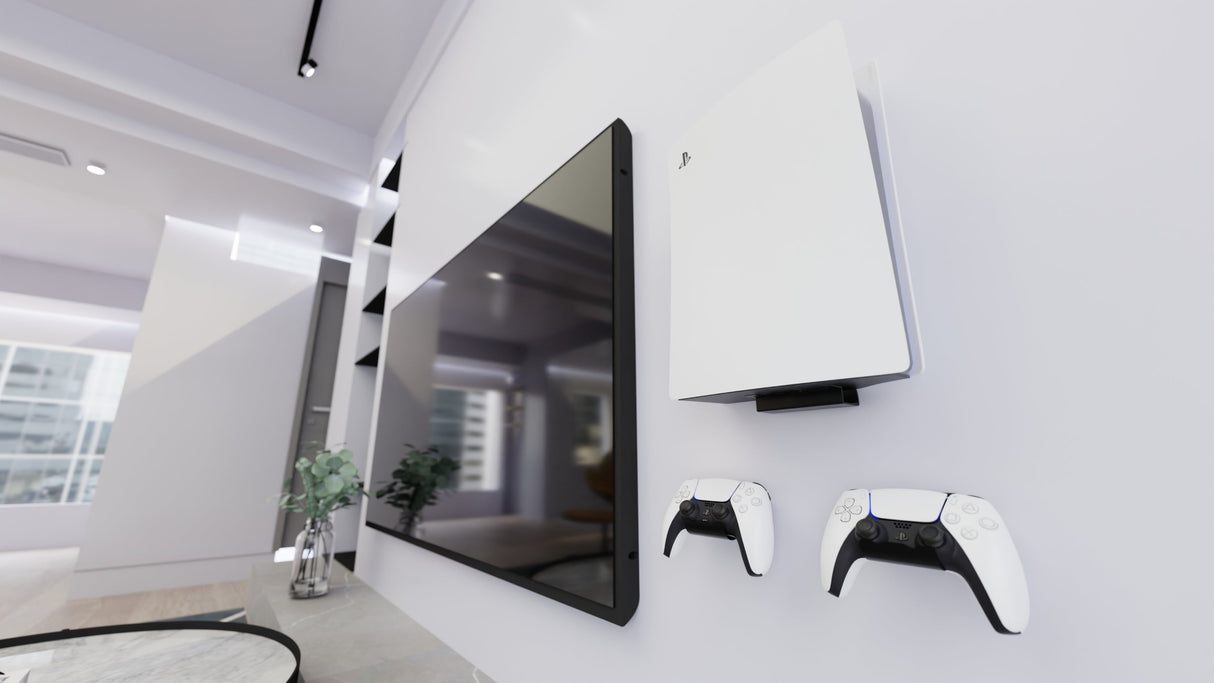 iQ Gaming Wall Mount for PS5 and Dual Controllers