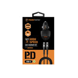 ToughTested 20w PD Type-C Car Charging Kit with 6ft USB-C Cable