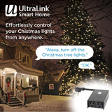 UltraLink Smart Home Wifi Dual Outdoor Plug