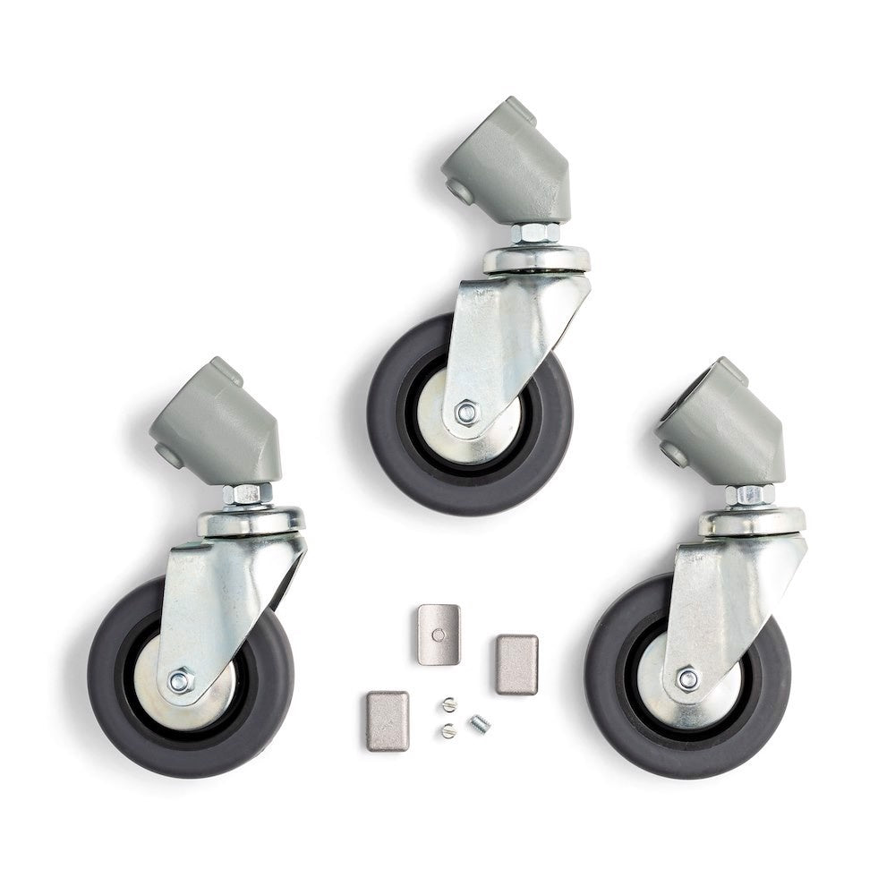 Manfrotto 80mm Wheel Set (3) w/o Brakes, 22mm Legs