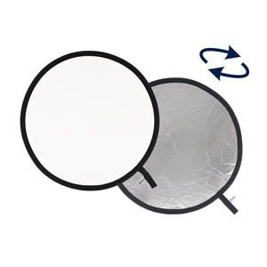 Lastolite 20" Collapsible Reflector - Silver/White