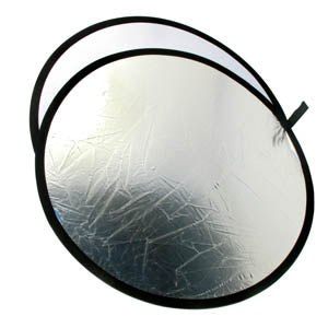 Lastolite 38" Collapsible Reflector - Silver/White